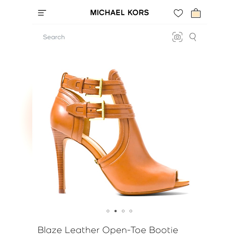 Michael Kors Blaze Bootie in Camel color